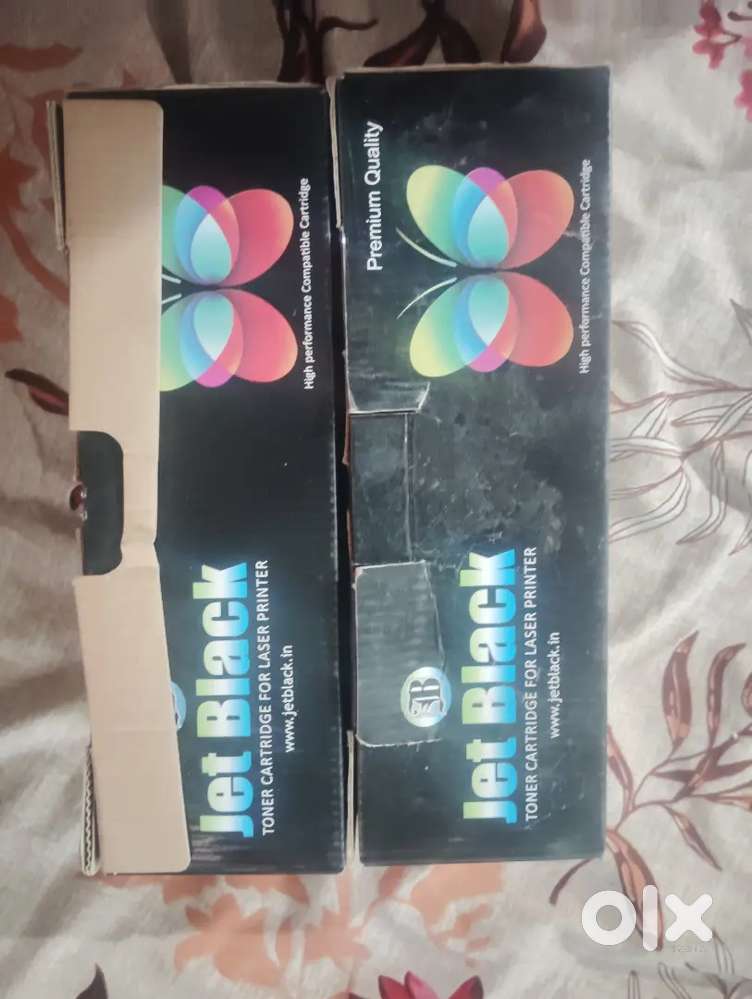 Jet black Laser printer colour