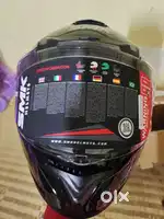 Brand new smk solid typhoon black helmet
