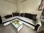 Sofa with central table