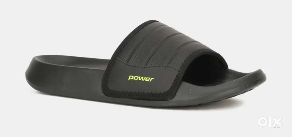 Power Black Flip Flops For Men