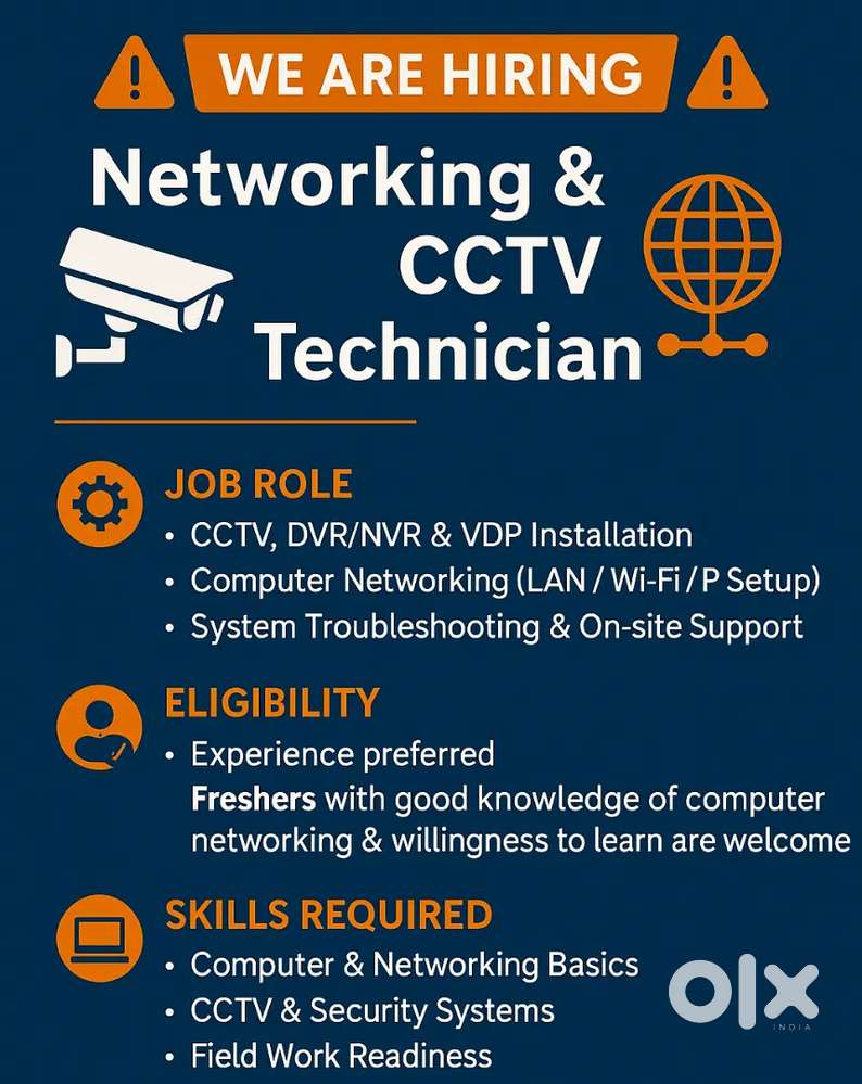 Networking & CCTV, VDP Technician