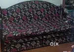 Spacious Metal sofa cum bed(double) clear + attractive+ keyword-rich