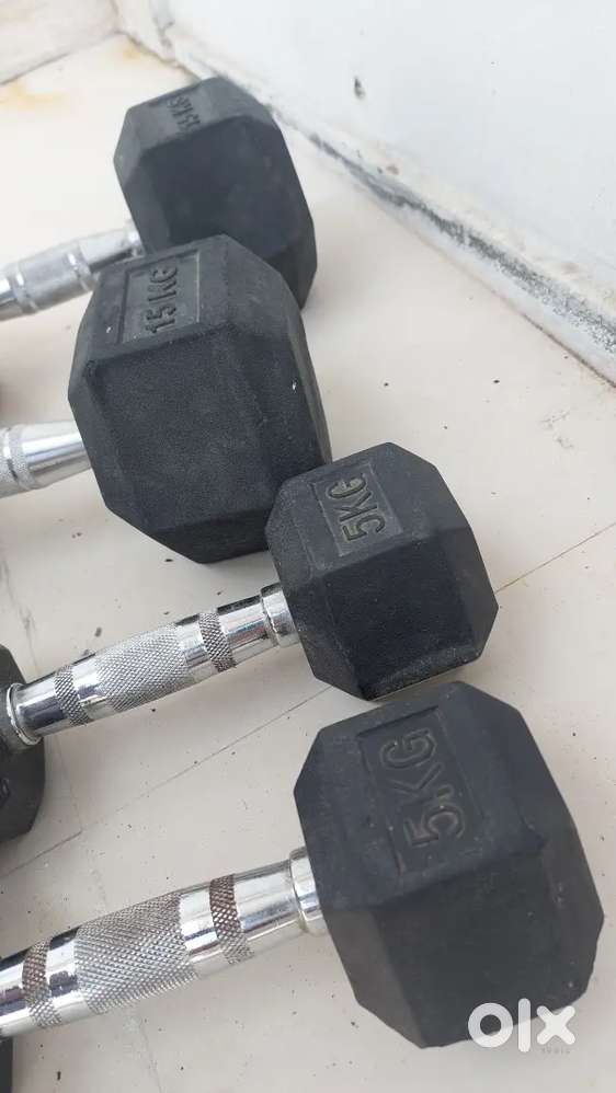 Cosco Dumbell set of 5 Kg and 15 kg