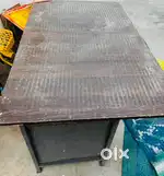 Office iron table with 3 drawers
