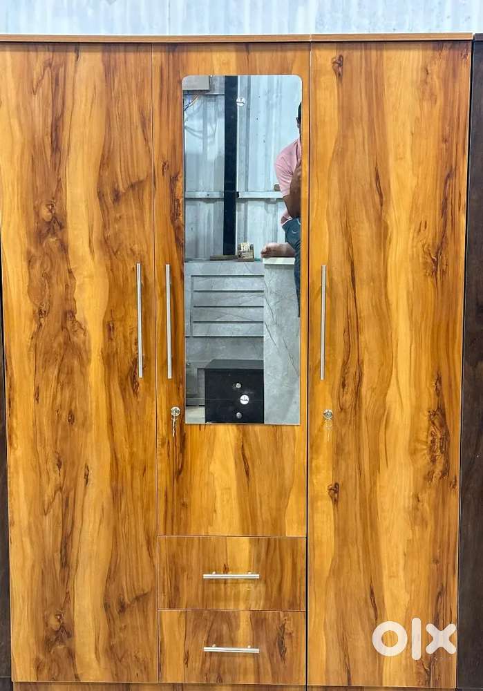 3 Door wardrobe brand New Natural wood finish