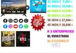 43 INCH SMART LED TV @ 12,999 /-