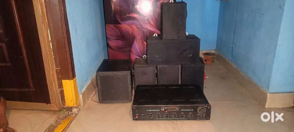5.1 Home theatre System with amplifier -Powerful sound steup for house
