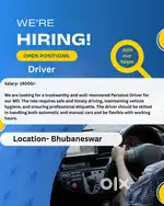 Driver for MD Sir's personal
