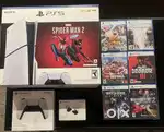 PlayStation 5 Slim Disc console W Many Extras