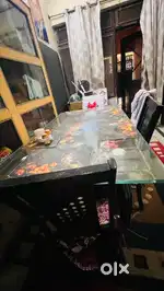 Dinning table with 6 chair set