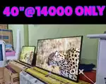 Warranty Available 40@14000 Only SONY SMART LATEST 4k ANDROID LED TV