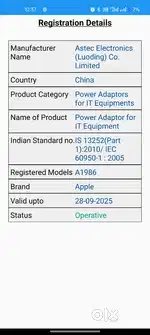 Apple orignal adpater