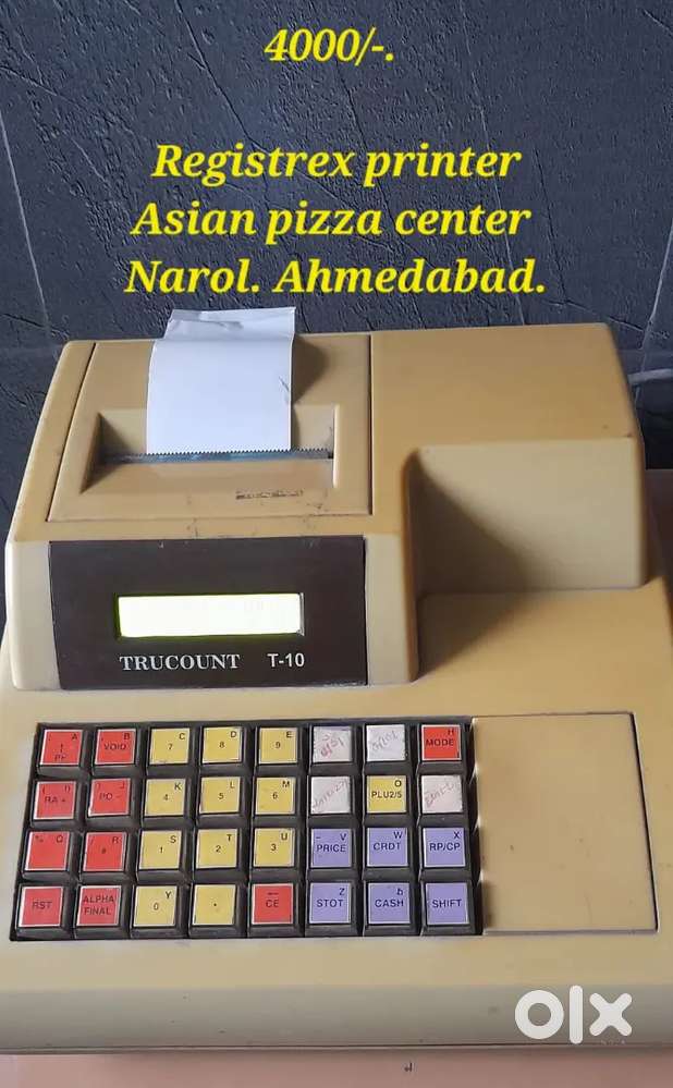 BILL PRINTER Registrex Machine.