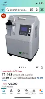 Brand new Oxygen Concentrator at low cost