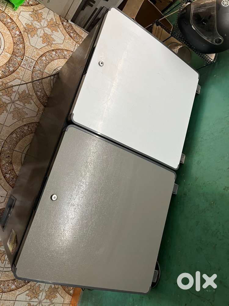 Voltas 345 L Double Door Deep Freezer, CVF360DA5-W-PL ( Grey )