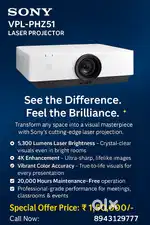 Sony VPL-PHZ51 Laser Projector – 5300 Lumens, 4K Enhancement – Special