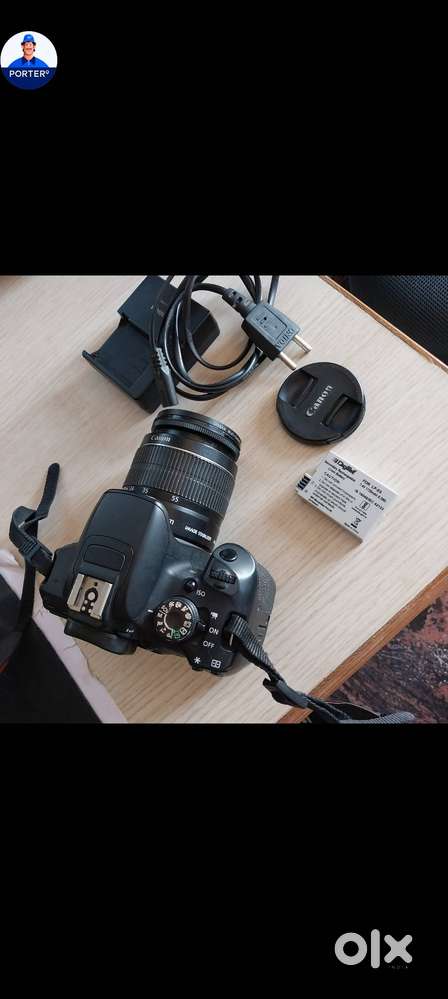 Canon 700d with 18-55mm lens