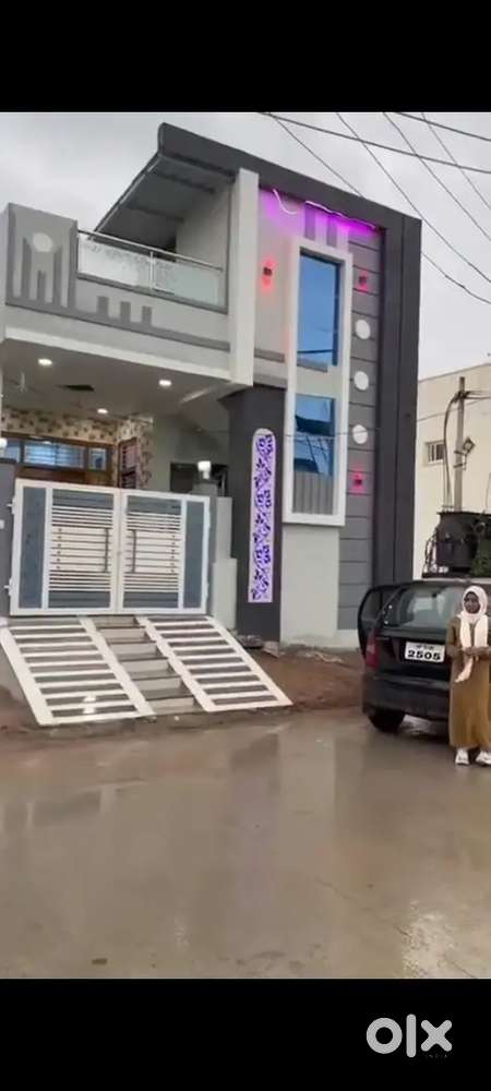 NEW HOUSE FOR SALE 2BHK,
FRONT PARKING.
,
100 SQYDS.highly demanded