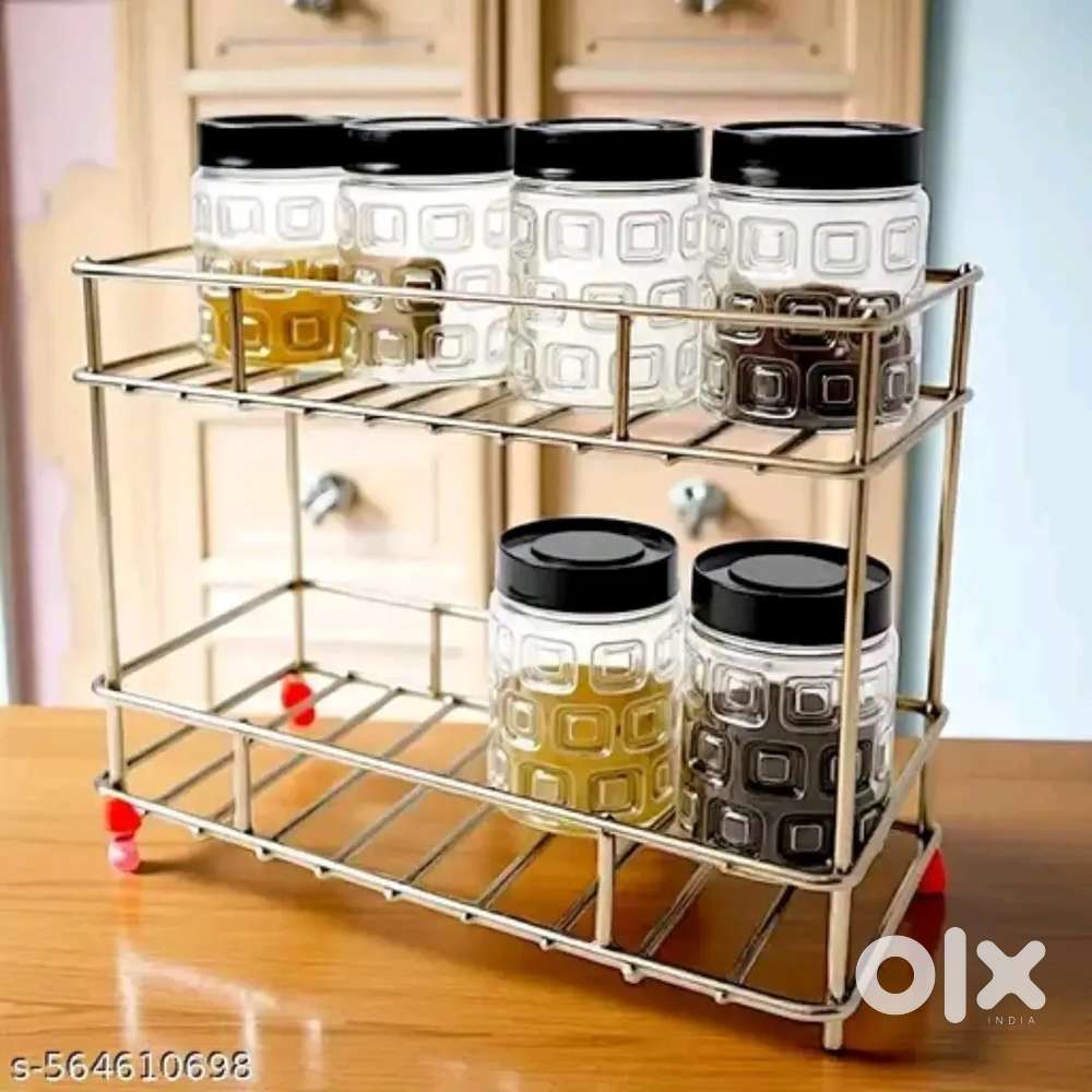 BHOLA Stainless Steel Spices Rack Designed