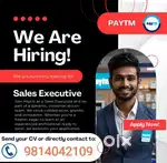Paytm company Filed sales Excutive Require  High earning 30000+