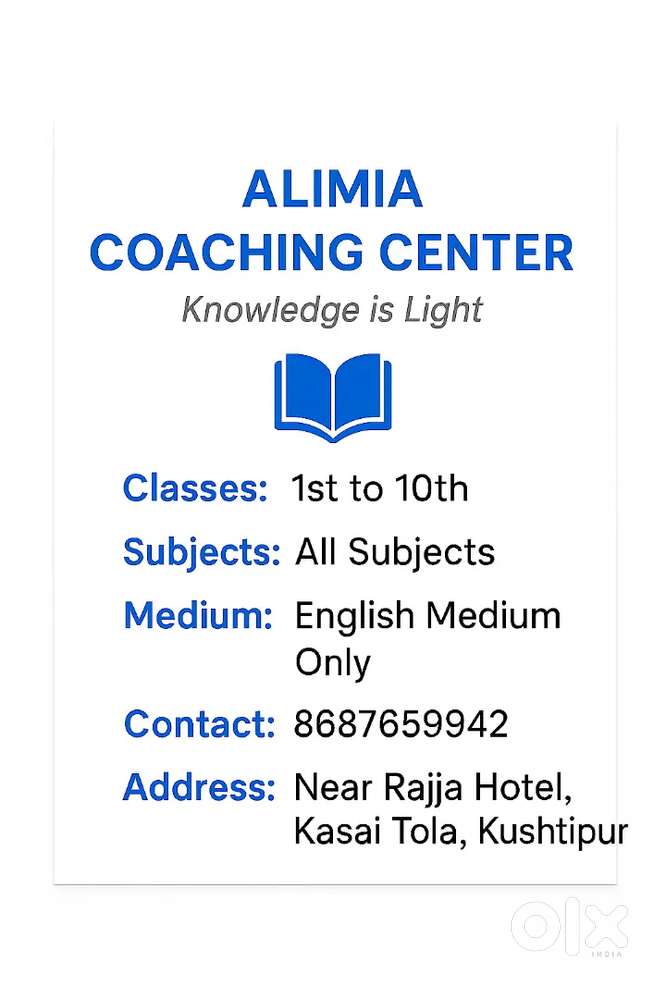 I am looking for female receptionist for my coaching center.