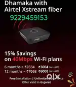 Airtel wifi sirvice provider