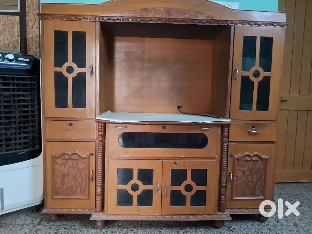 A Vintage Wooden TV Cabinet