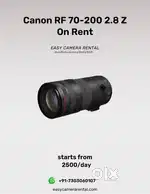 Canon RF 70-200 Z lens on rent in Delhi NCR