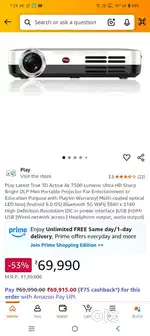 Projector 4k ultra HD