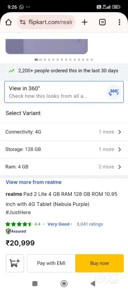 Realme pad 2 lite