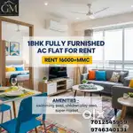 1bhk Fully Furnished ac Flat For Rent