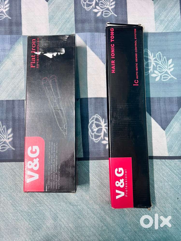 V & G Professional Flat Iron and Hair Ionic Tong - Excellent Con