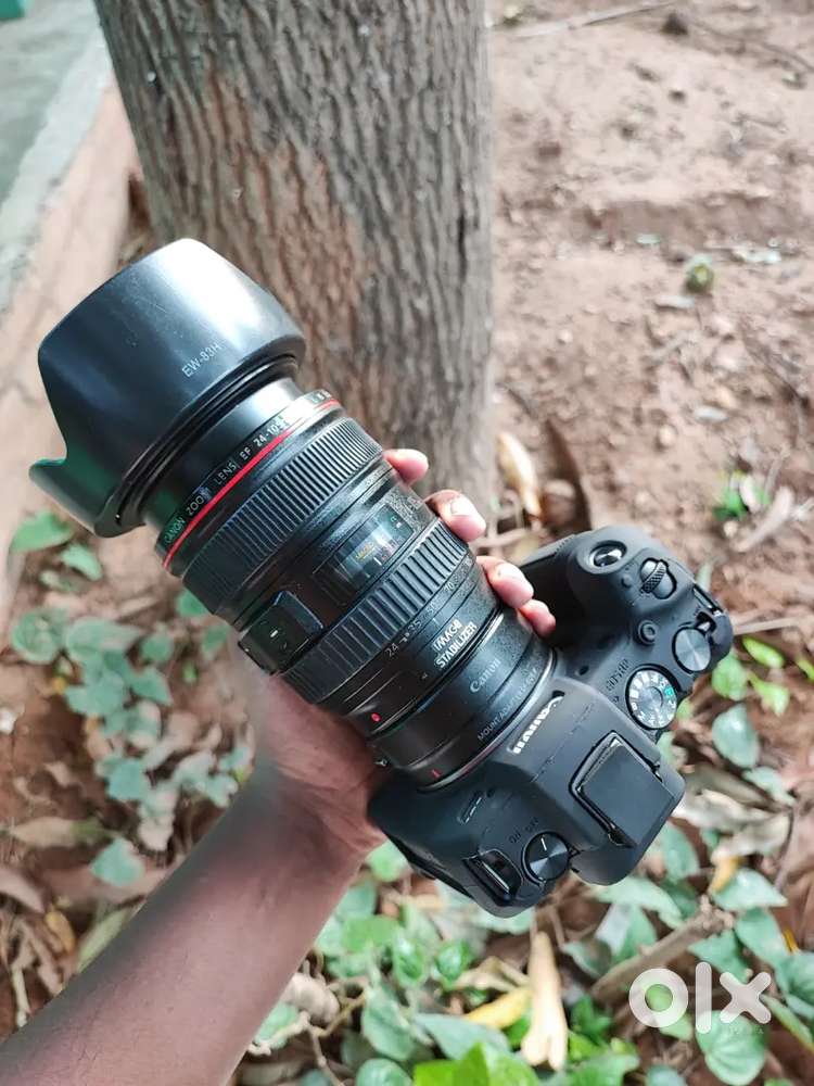 Canon EOS RP with 24-105 f4 lens available for rent.