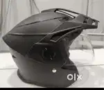 Steel bird half face helmet.black