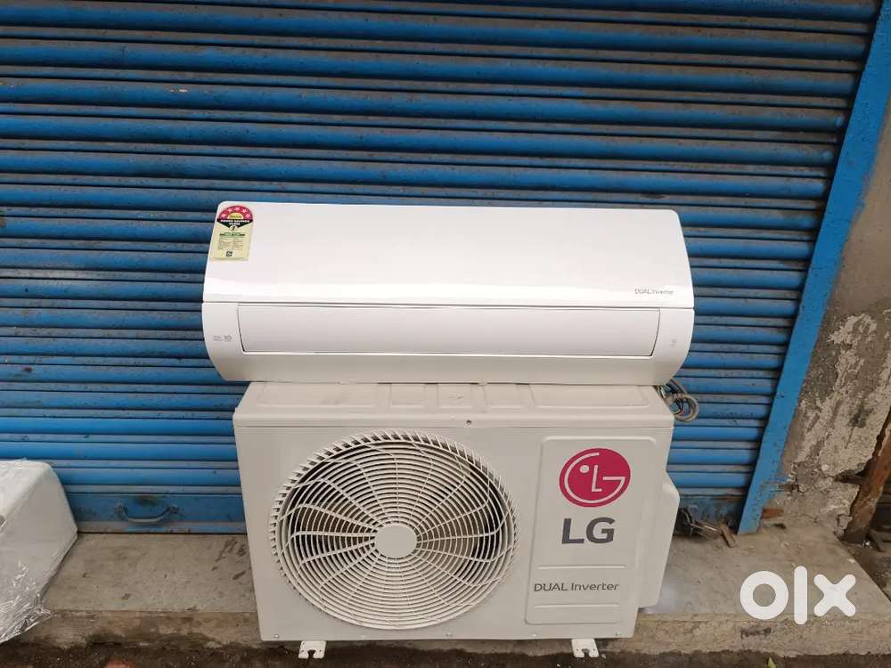 New AC five star LG dual  inverter 1 ton ,18k fitting ke sath