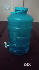 20 liter water jar with tap is for sale
