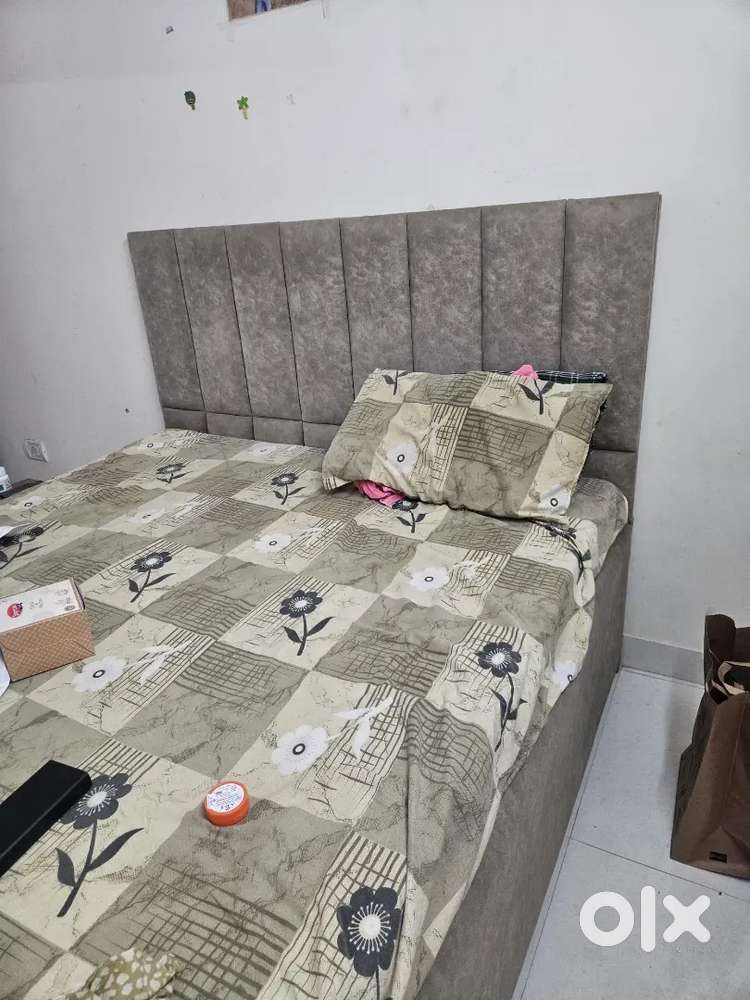 Queen size Bed with storage + wakefit orthopedic matress