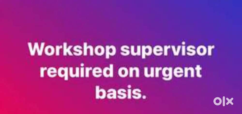 SUPERVISOR FOR CNG CONVERSION WORK