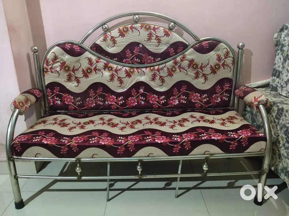 3 seater steel sofa
