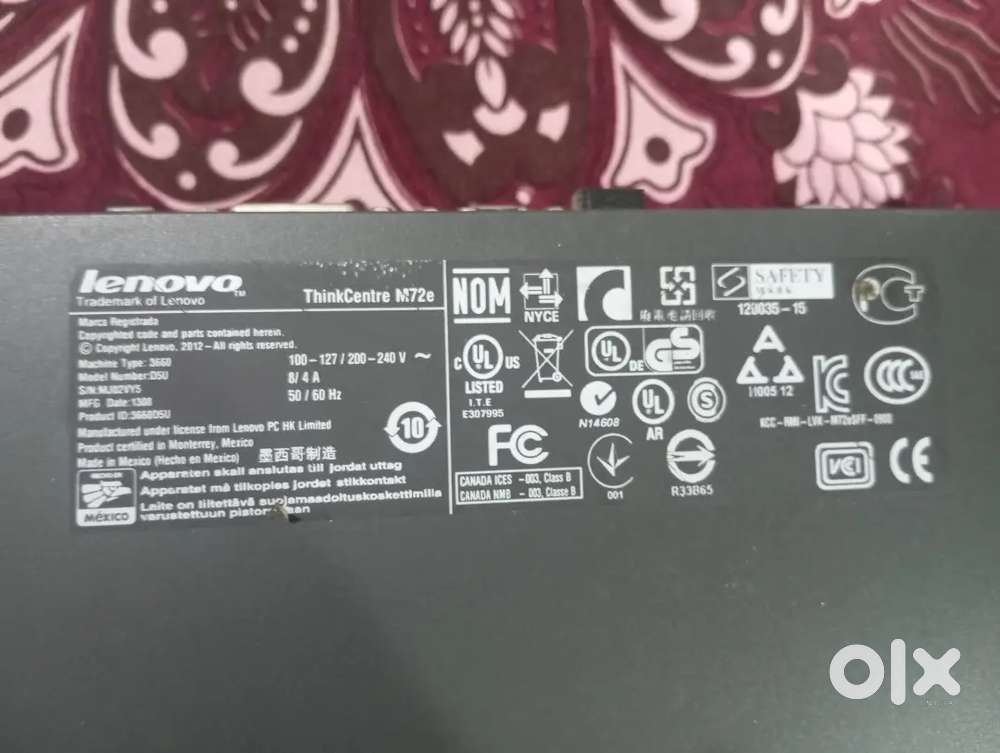 LG monitor, lenovo CPU, keyboard
