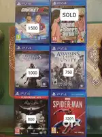 PS4 PS5 Games Cricket 22 Spiderman Batman Assassin Unity