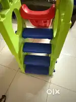 Its a slide with green and red colour, no need to go to a park with it