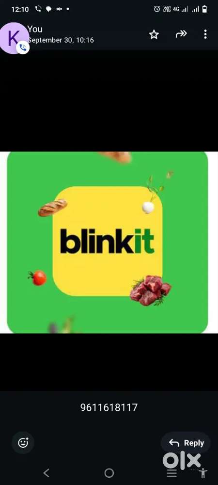 Hiring for Indore blinkit delivery boy job
