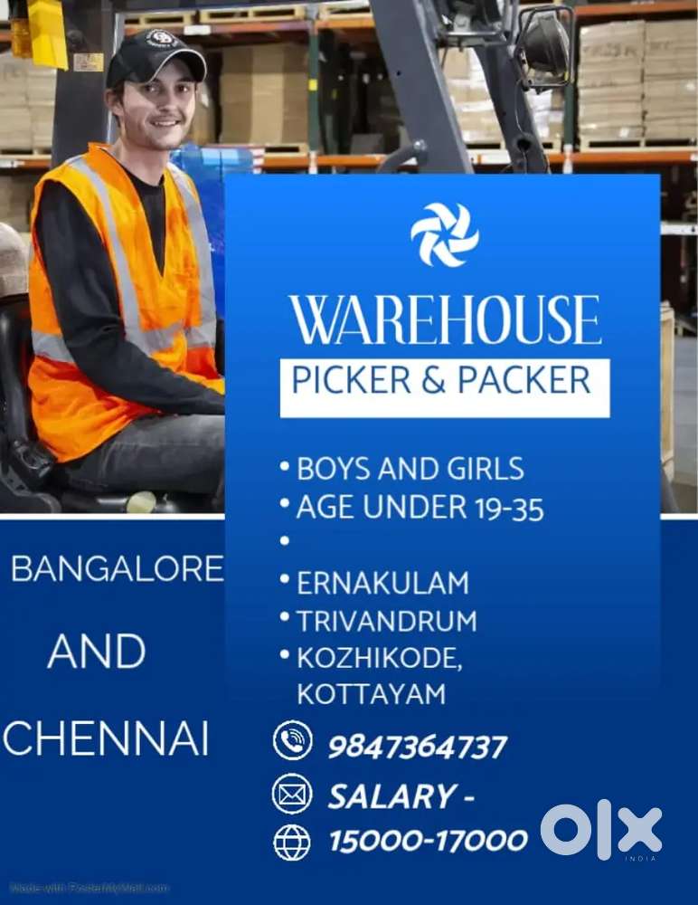 Warehouse picker and packer