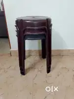 Plastic stools set of 3