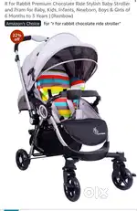 Baby Stroller for Sale – Like New  R for Rabbit  Bought in April 25