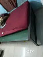 Steel cot - Green -Double