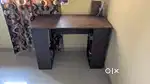 Compact Wooden Study Table with Storage - Good Condition