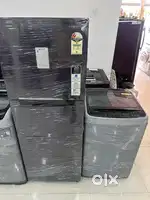 Combo Samsung double door 300ltr fridge & Lg top load washing machine