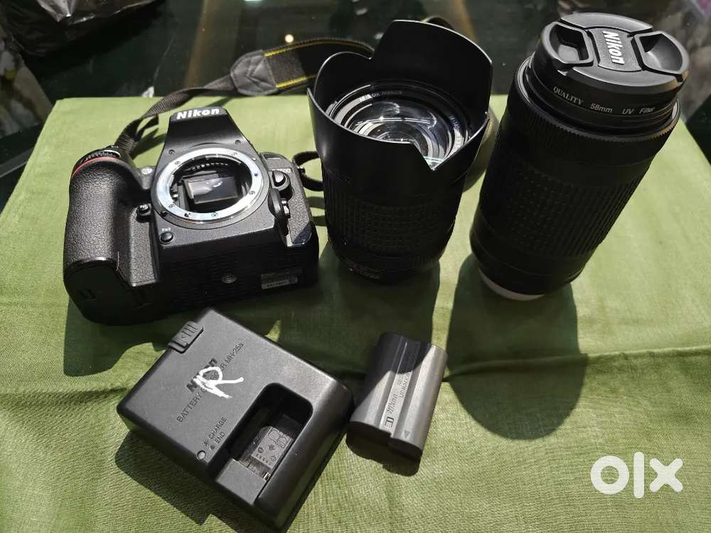 Nikon D7500 with kit lens